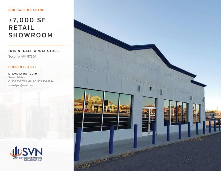 1015 N California St, Socorro, NM for lease - Building Photo - Image 1 of 9