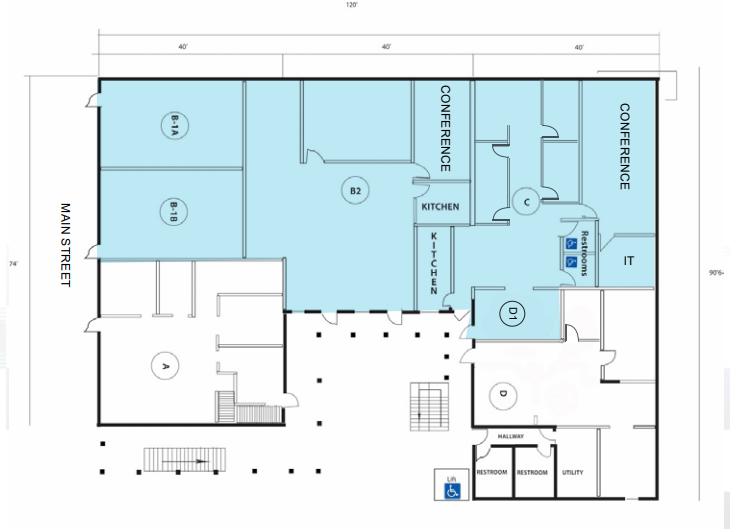 550 Main St, Placerville, CA for lease Floor Plan- Image 1 of 1