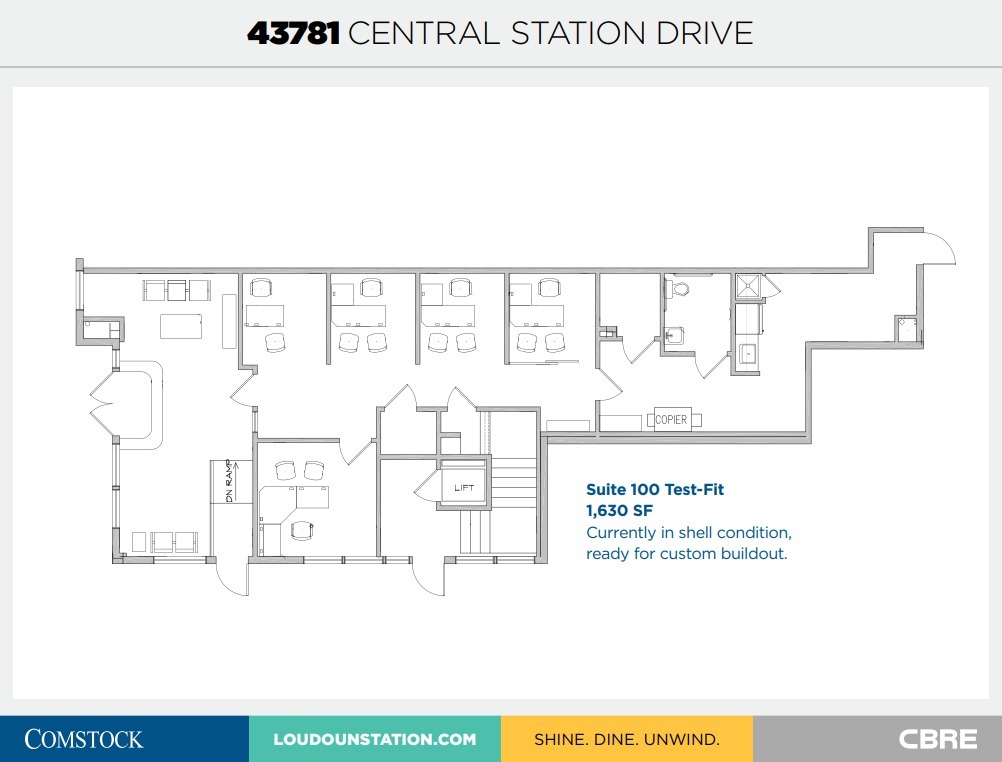 43777 Central Station Dr, Ashburn, VA for lease Floor Plan- Image 1 of 1