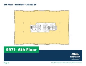 5900-5920 Kingstowne Towne Ctr, Alexandria, VA for lease Floor Plan- Image 1 of 1