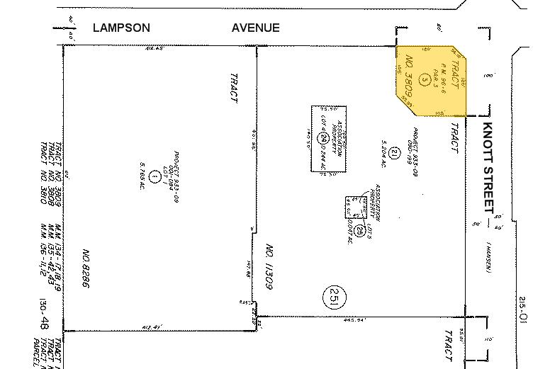 12513-12529 Knott St, Garden Grove, CA for lease - Plat Map - Image 2 of 3