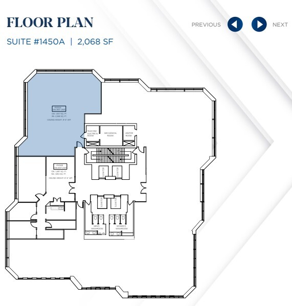 407 2nd St SW, Calgary, AB for lease Floor Plan- Image 1 of 2