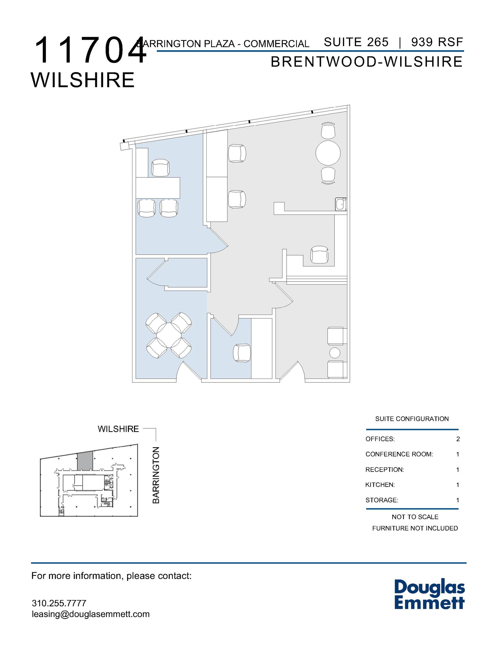 11704 Wilshire Blvd, Los Angeles, CA for lease Floor Plan- Image 1 of 1