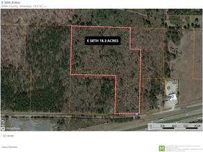 18.3 Acres E 58th St, Texarkana, AR - aerial  map view