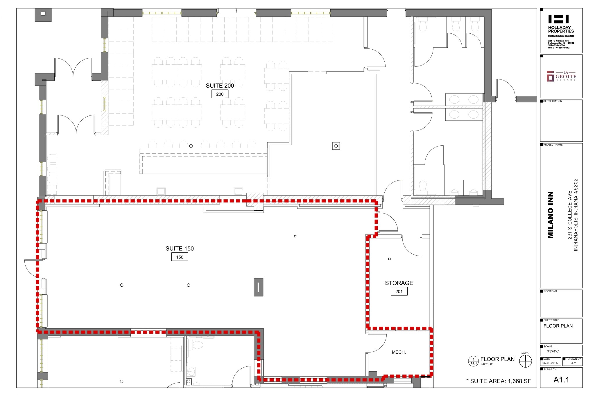 231 S College Ave, Indianapolis, IN for lease Site Plan- Image 1 of 1