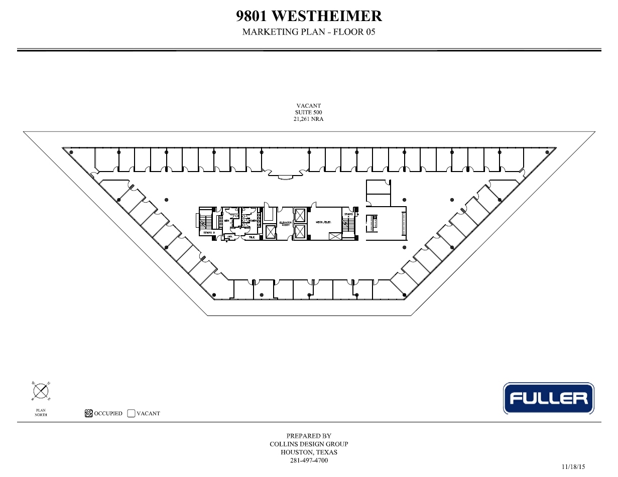 9801 Westheimer Rd, Houston, TX for lease Floor Plan- Image 1 of 11