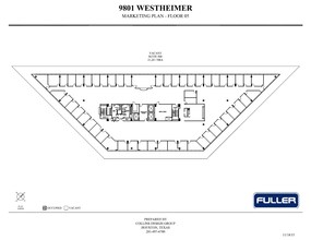 9801 Westheimer Rd, Houston, TX for lease Floor Plan- Image 1 of 11