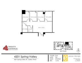 4201 Spring Valley Rd, Dallas, TX for lease Site Plan- Image 1 of 1