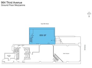 962-964 Third Ave, New York, NY for lease Floor Plan- Image 1 of 1