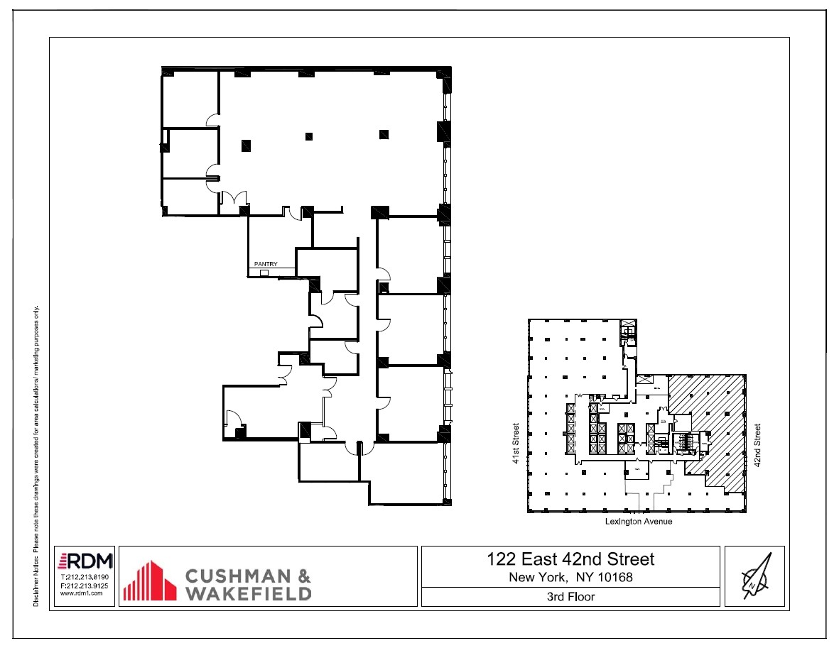 122 E 42nd St, New York, NY for lease Floor Plan- Image 1 of 2