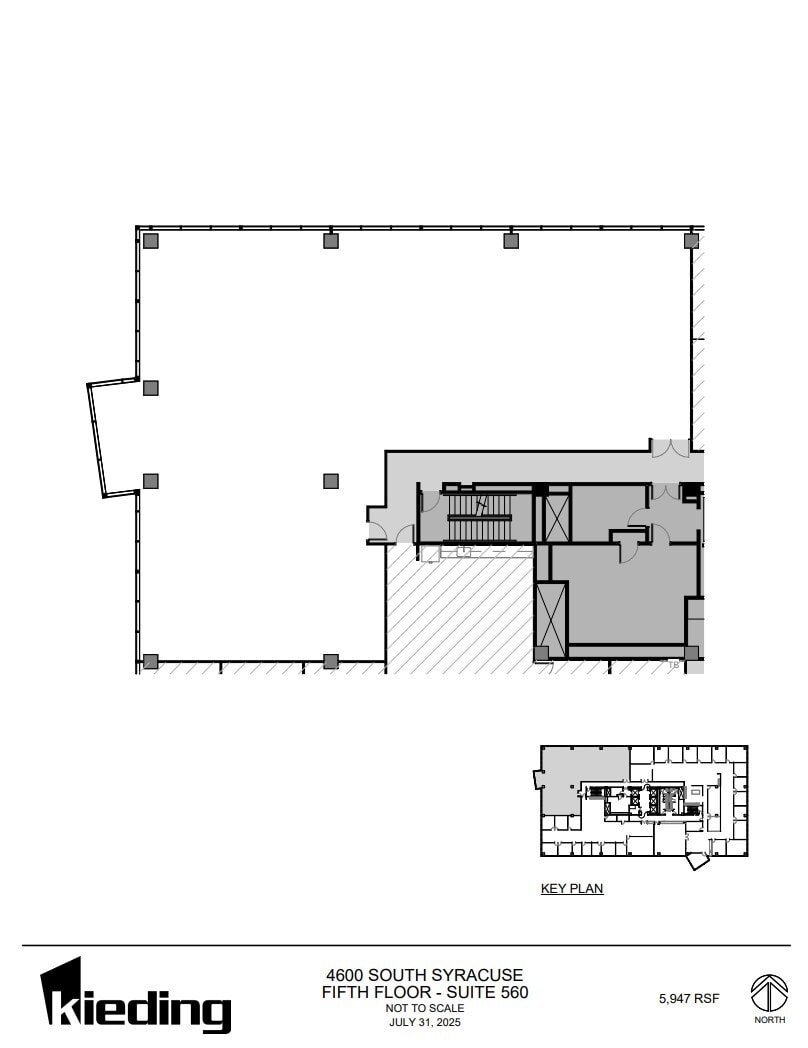 4600 S Syracuse St, Denver, CO for lease Floor Plan- Image 1 of 1