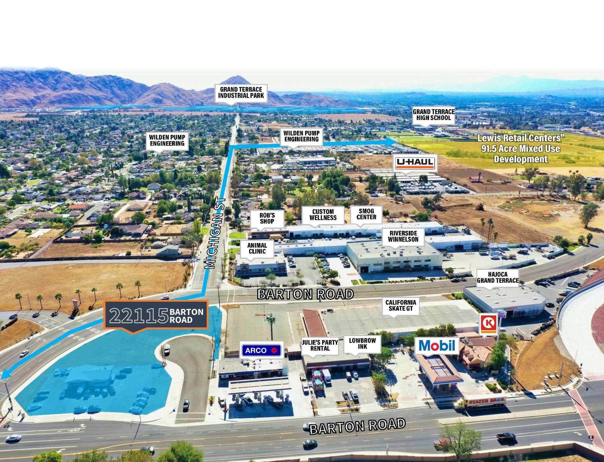 22115 Barton Rd, Grand Terrace, CA 92313 for Lease