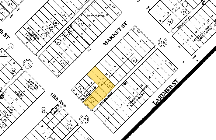 1520 Market St, Denver, CO for lease - Plat Map - Image 2 of 4