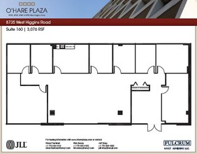 8725 W Higgins Rd, Chicago, IL for lease Floor Plan- Image 1 of 1