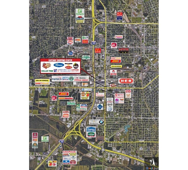 126-190 Gateway, Beaumont, TX for lease - Building Photo - Image 2 of 11