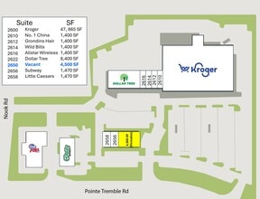 2600-2680 Pointe Tremble Rd, Algonac, MI for lease Floor Plan- Image 1 of 1