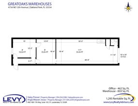 4700-4736 NE 12th Ave, Oakland Park, FL for lease Floor Plan- Image 2 of 3