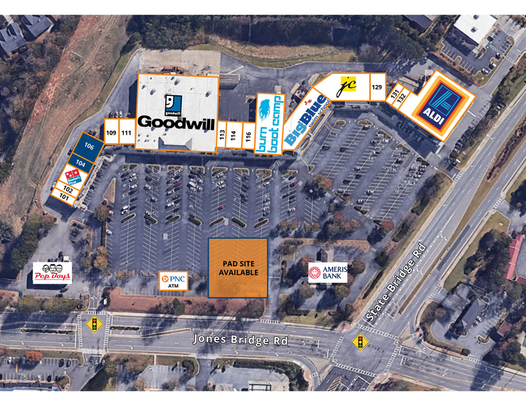 10955 Jones Bridge Rd, Alpharetta, GA for lease - Building Photo - Image 2 of 3