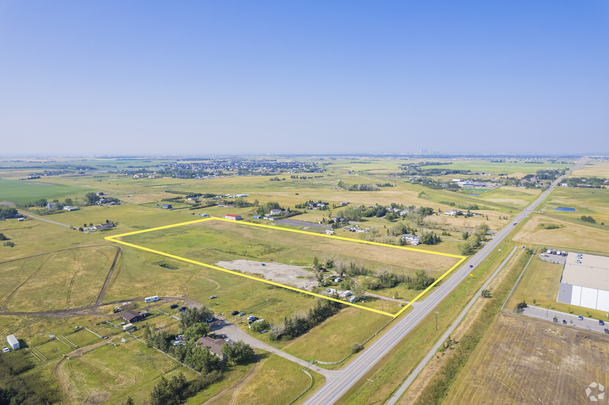 283087 Twp Rd 250, Rocky View No 44, AB for sale Aerial- Image 1 of 8