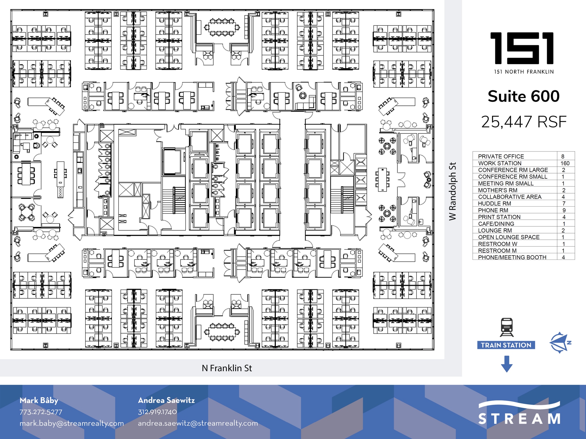 151 N Franklin St, Chicago, IL for lease Floor Plan- Image 1 of 1