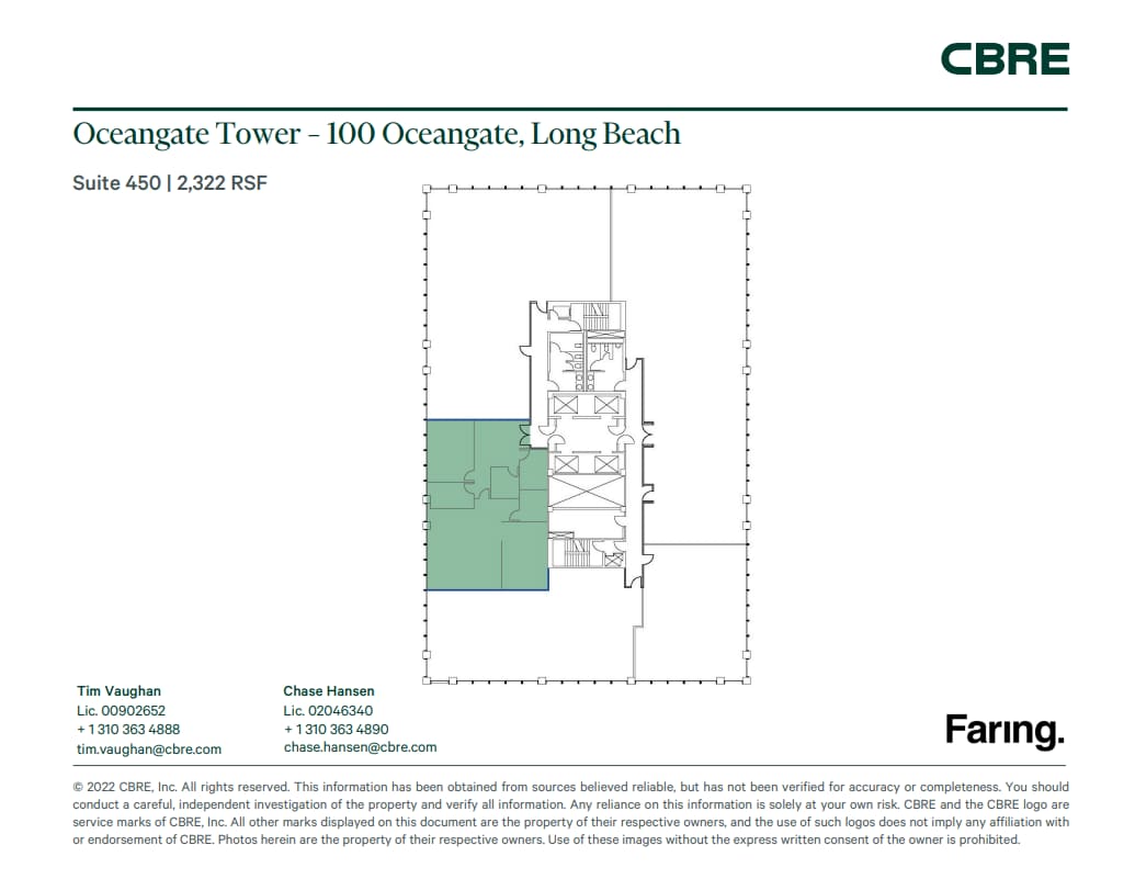 100 Oceangate, Long Beach, CA for lease Floor Plan- Image 1 of 1