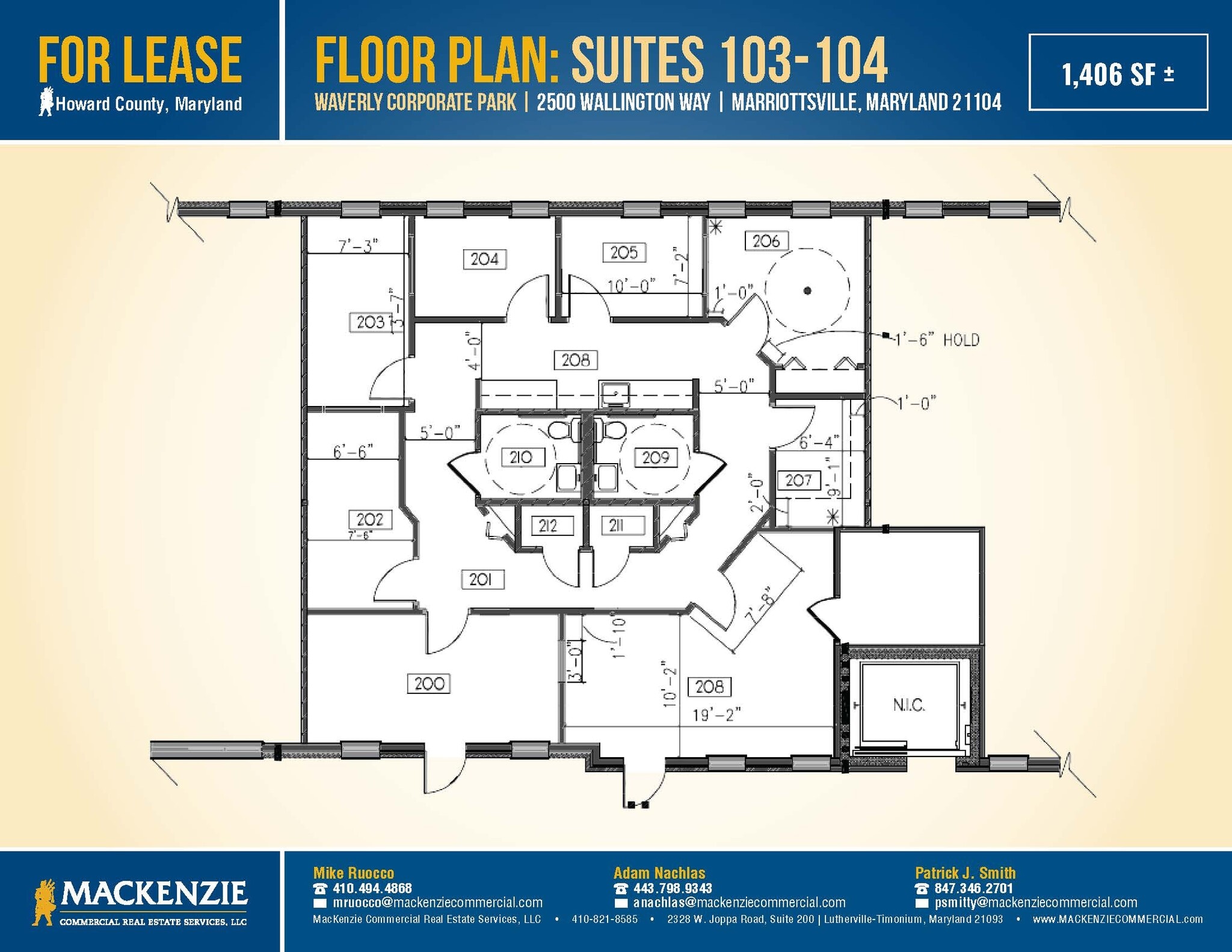 2500 Wallington Way, Marriottsville, MD for lease Floor Plan- Image 1 of 1