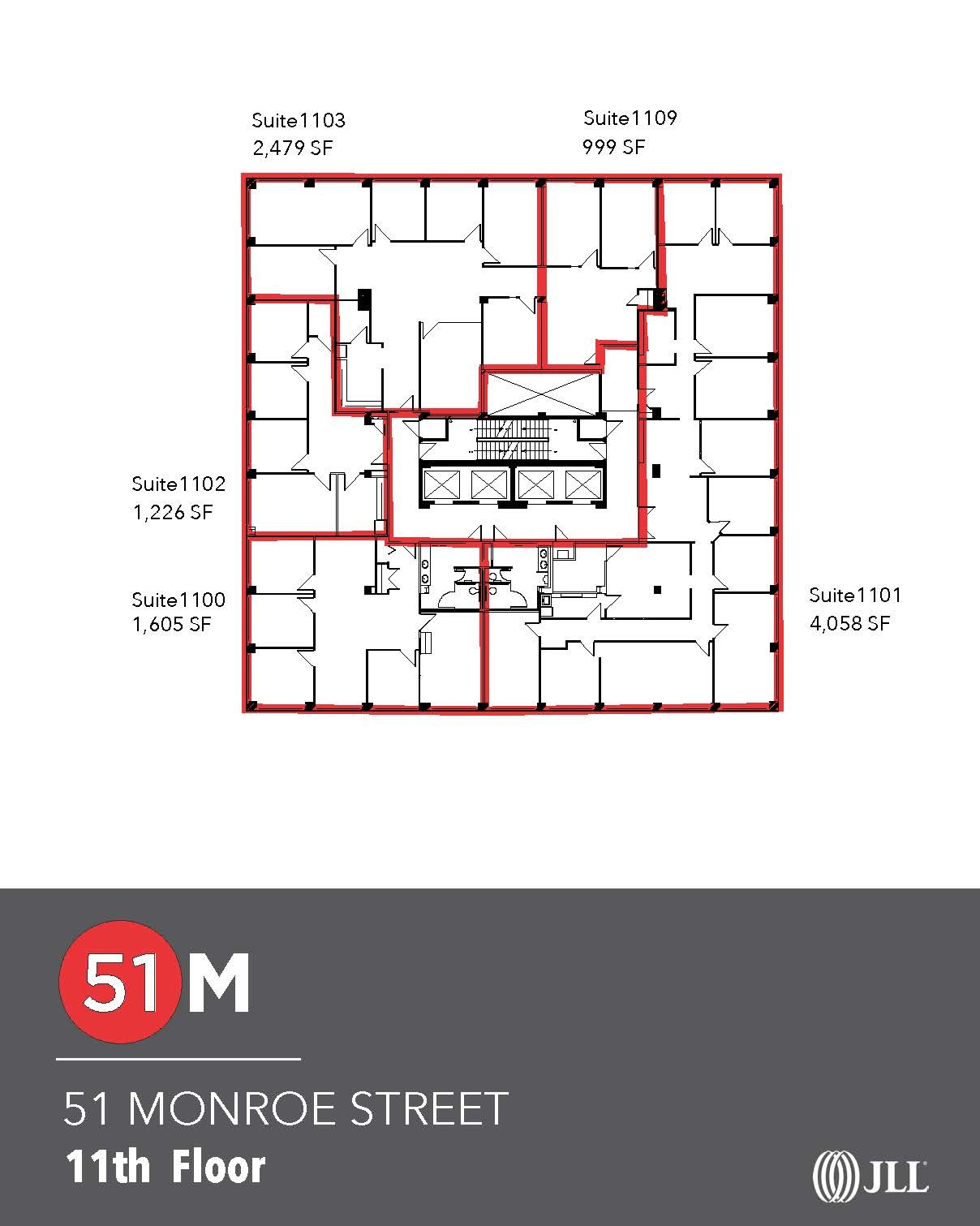 51 Monroe St, Rockville, MD for lease Floor Plan- Image 1 of 1