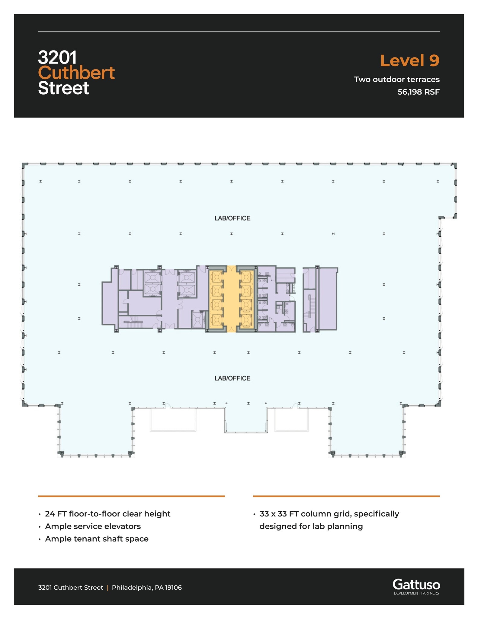 3201 Cuthbert St, Philadelphia, PA for lease Site Plan- Image 1 of 1