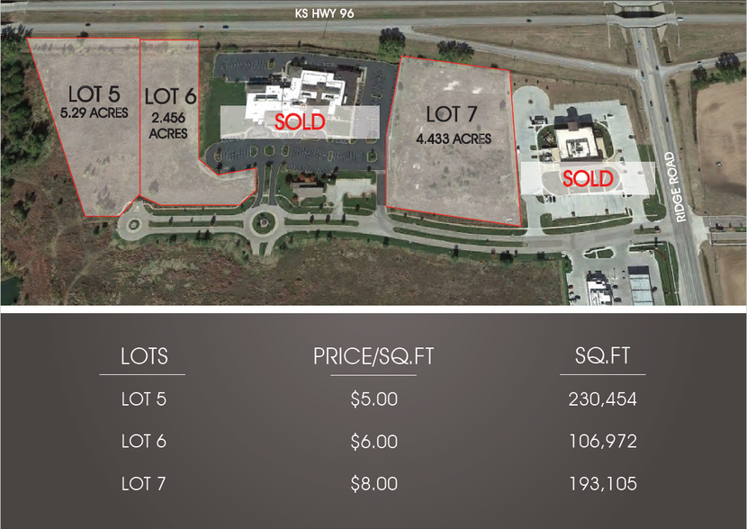 K-96 & N. Ridge Rd, Wichita, KS for sale - Building Photo - Image 3 of 3