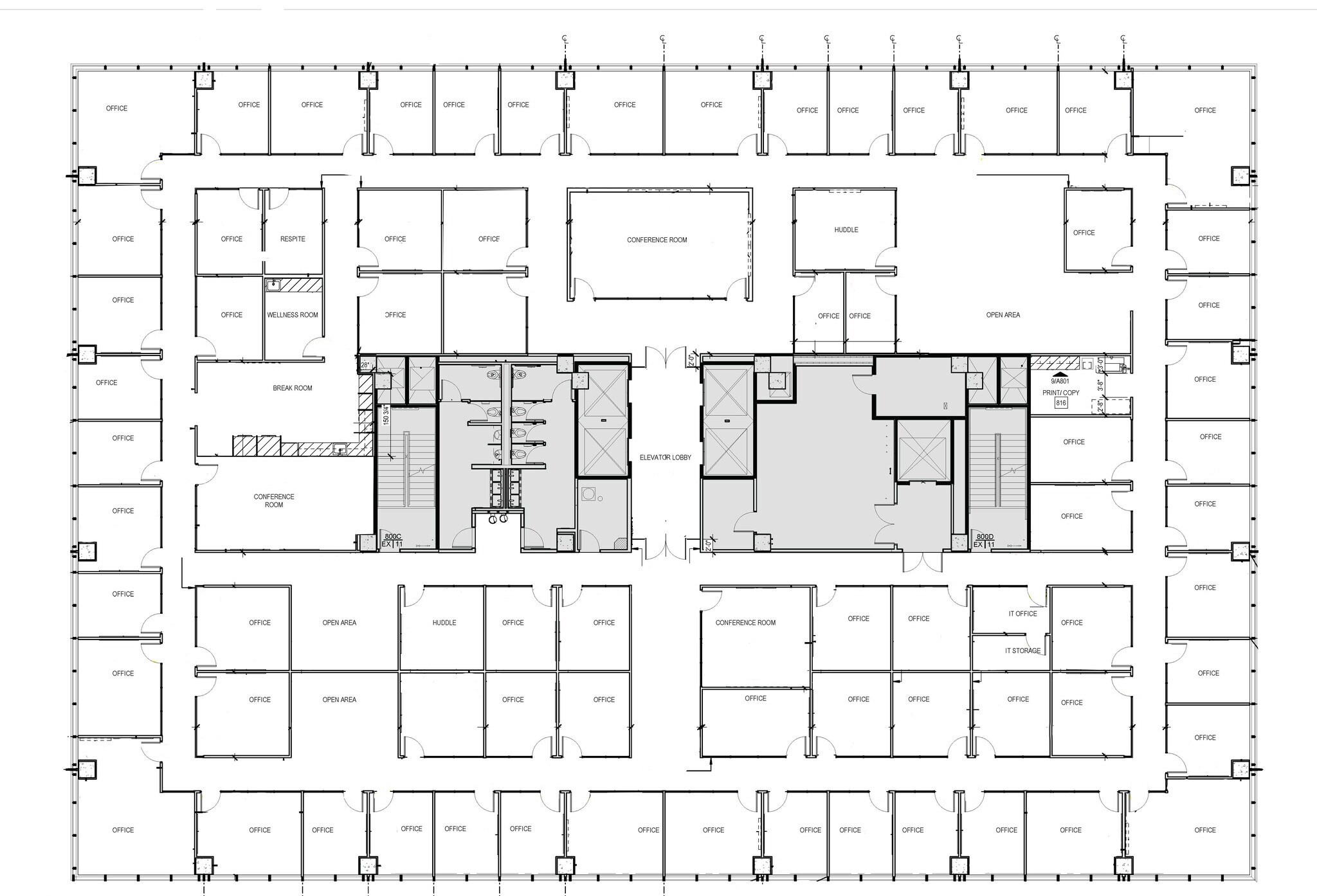9753 Katy Fwy, Houston, TX for lease Floor Plan- Image 1 of 1