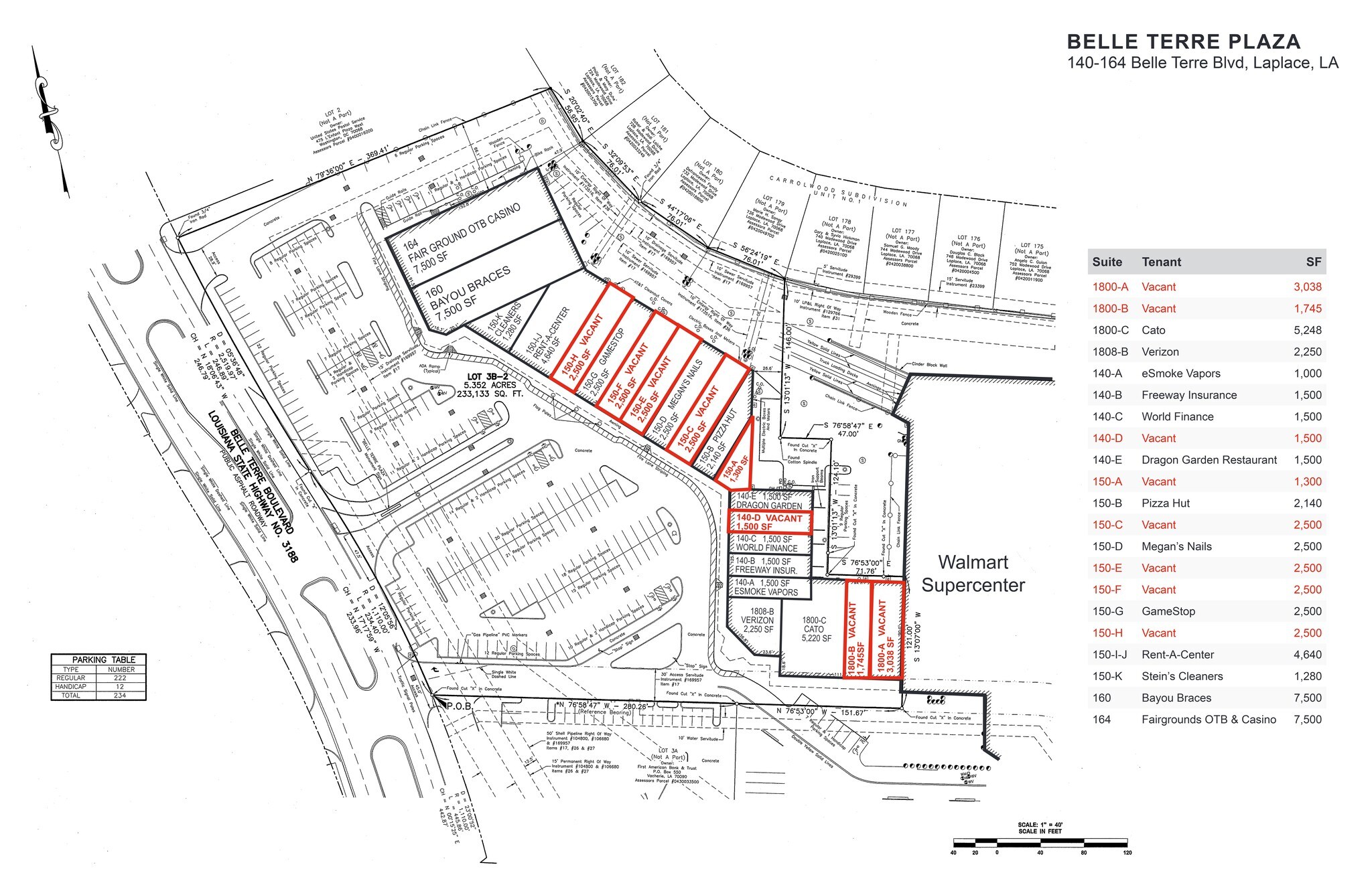 1800 W Airline Hwy, La Place, LA for lease Site Plan- Image 1 of 3