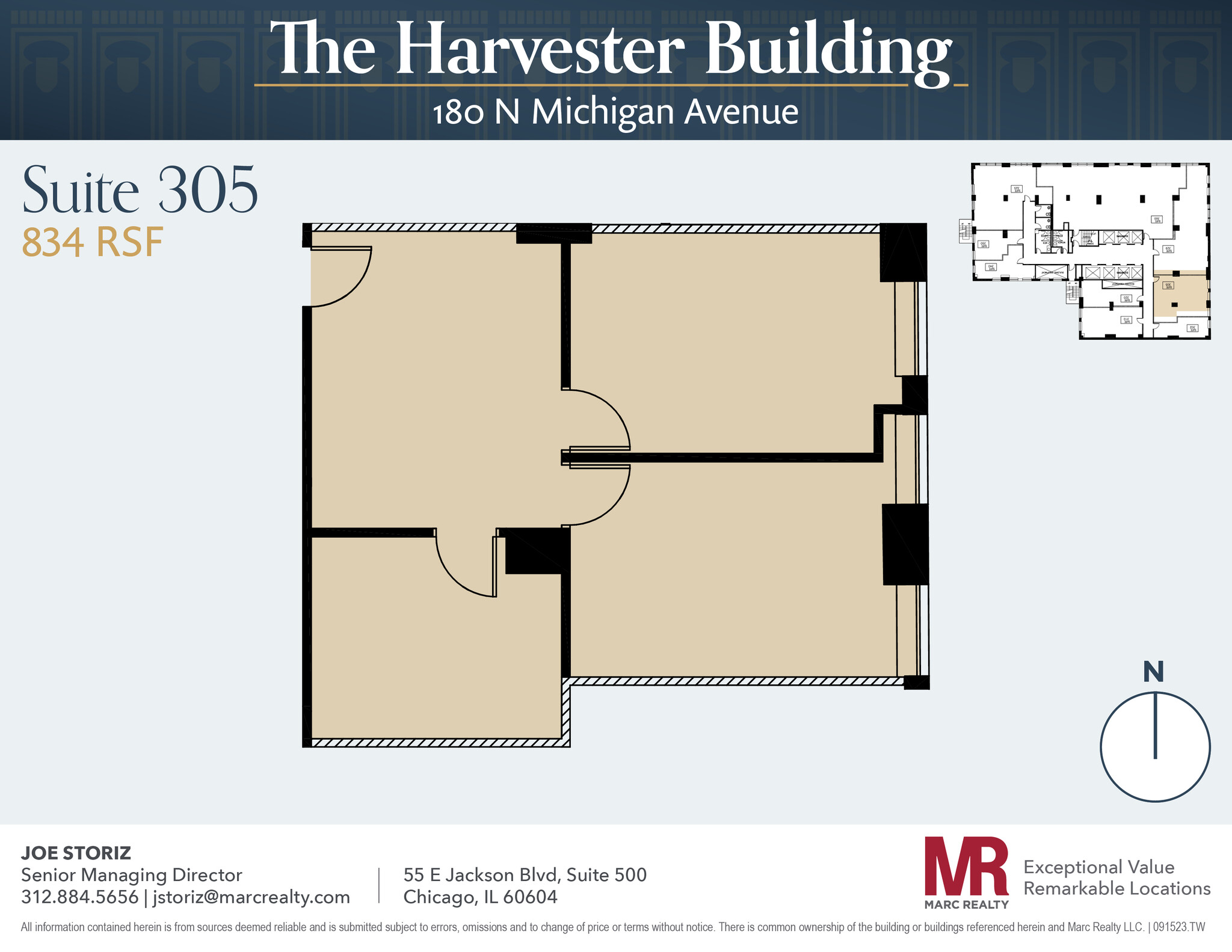 180 N Michigan Ave, Chicago, IL for lease Floor Plan- Image 1 of 5