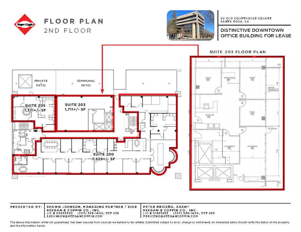 50 Old Courthouse Sq, Santa Rosa, CA for lease Floor Plan- Image 1 of 4