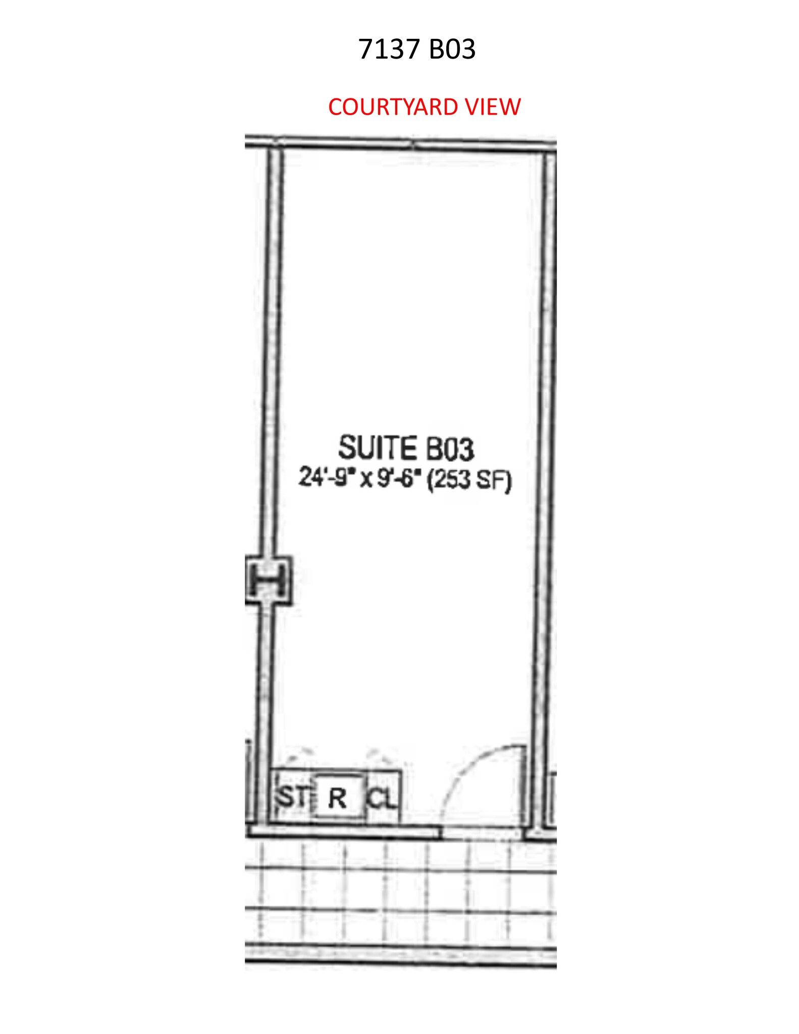 7137-7161 E Rancho Vista Dr, Scottsdale, AZ for lease Site Plan- Image 1 of 1