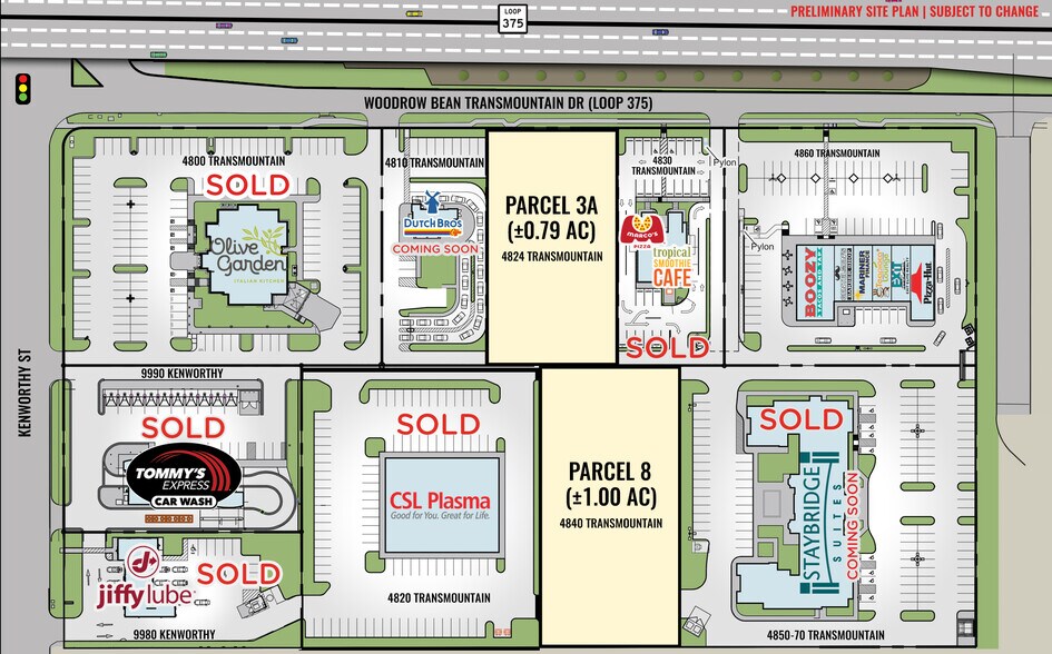4824 Woodrow Bean Transmountain Dr, El Paso, TX for sale - Site Plan - Image 1 of 1