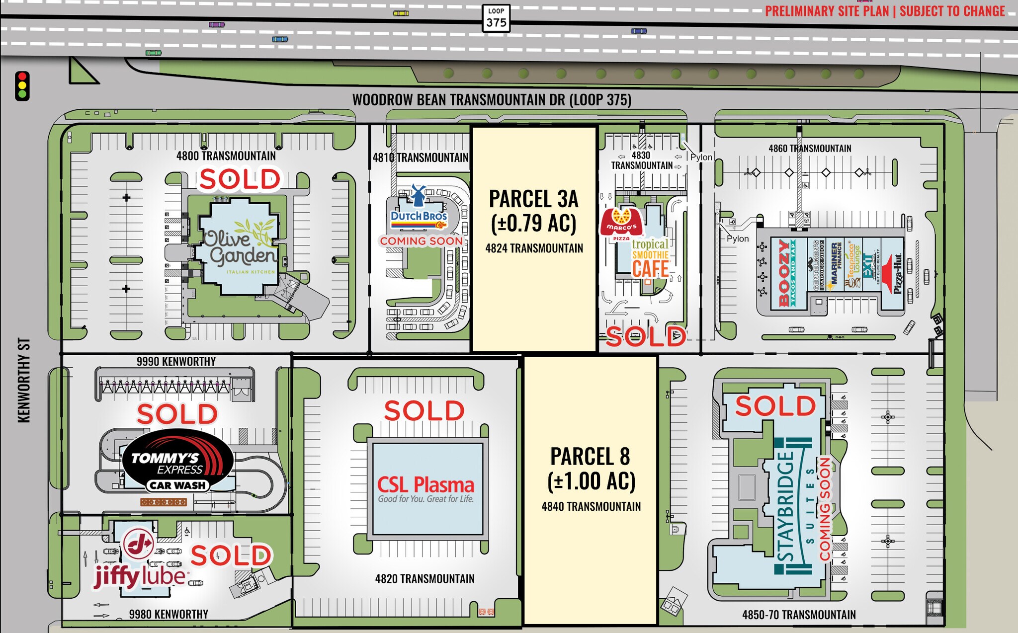 4824 Woodrow Bean Transmountain Dr, El Paso, TX for sale Site Plan- Image 1 of 1