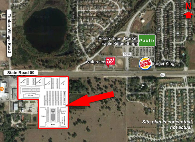 Hwy 50 & Timber Village Rd, Groveland, FL for sale - Building Photo - Image 1 of 1