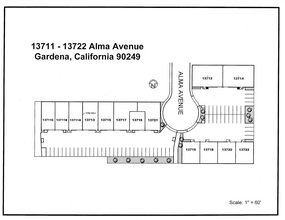 13711-13721 Alma Ave, Gardena, CA for lease Site Plan- Image 2 of 2