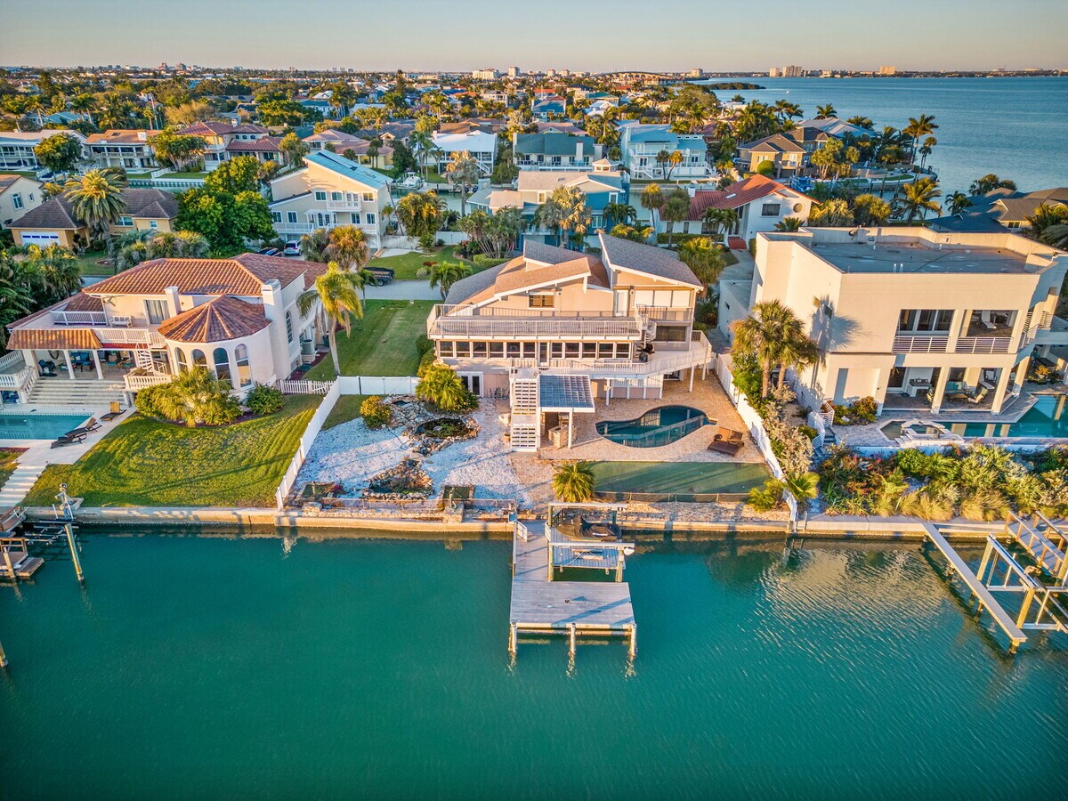 114 Sands Point Dr, Tierra Verde, FL 33715 Open Waterfront land comes