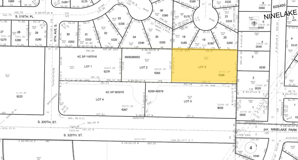 720 S 320th St, Federal Way, WA for lease - Plat Map - Image 3 of 14