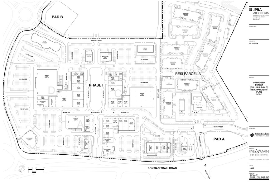 2301 Library Dr, Commerce Township, MI for lease - Site Plan - Image 2 of 2