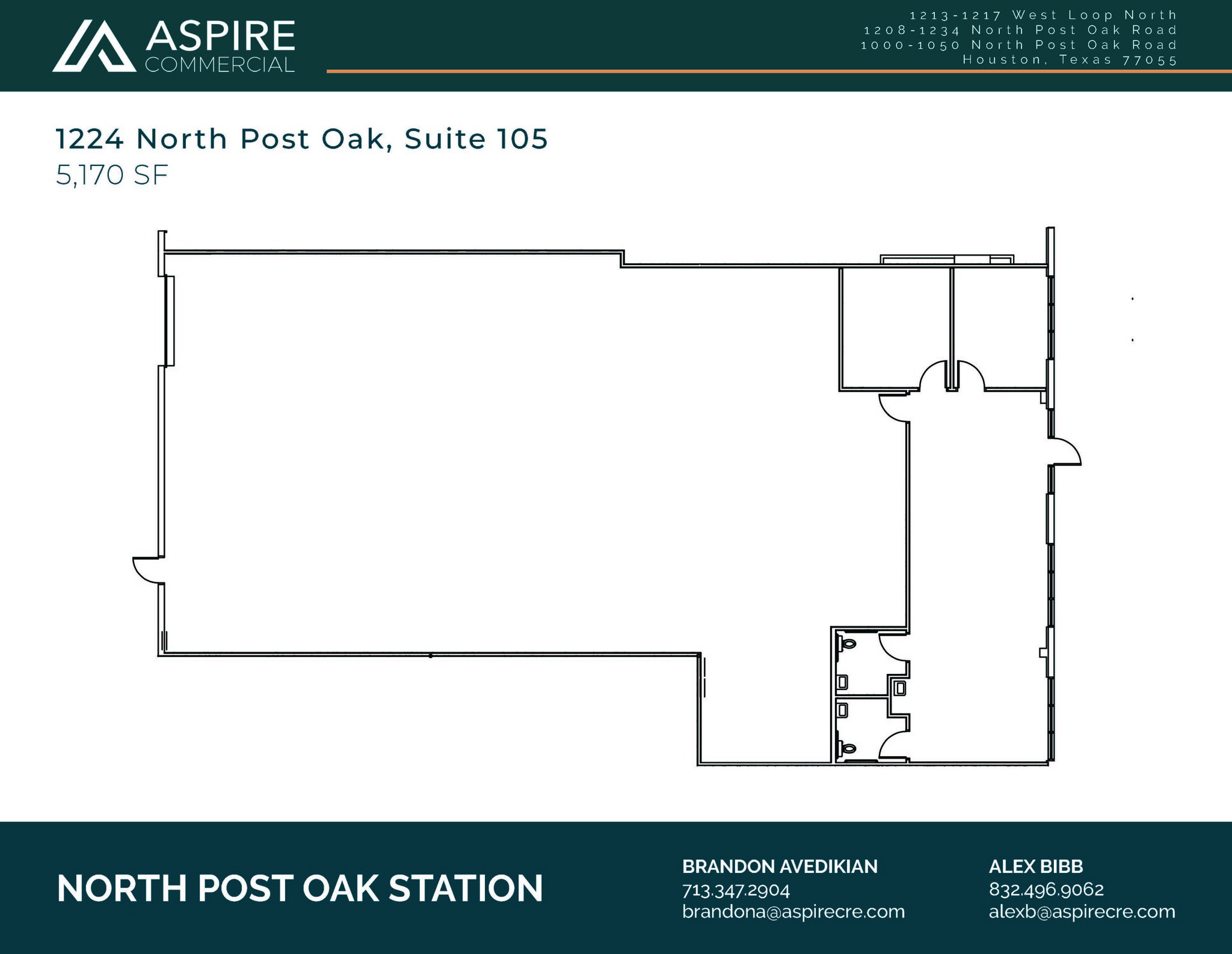 1000 N Post Oak Rd, Houston, TX for lease Floor Plan- Image 1 of 1