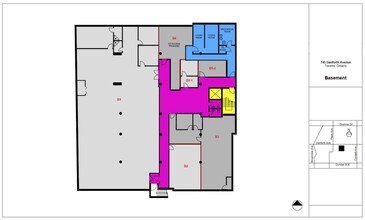 745 Danforth Ave, Toronto, ON for lease Floor Plan- Image 1 of 1