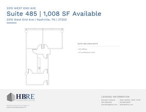 3310 West End Ave, Nashville, TN for lease Site Plan- Image 1 of 1
