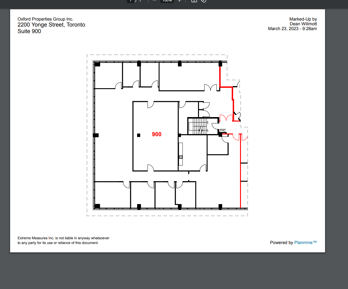 2200 Yonge St, Toronto, ON for lease Floor Plan- Image 1 of 1