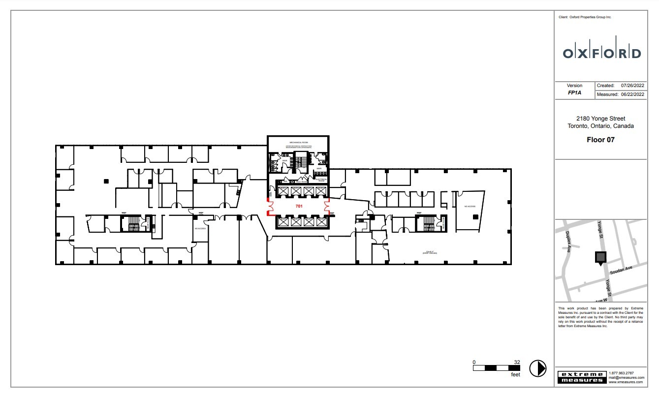 2180 Yonge St, Toronto, ON for lease Floor Plan- Image 1 of 1