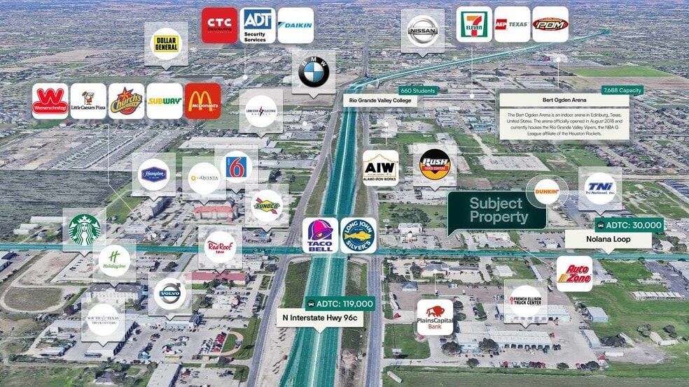 115 Nolana Loop, Pharr, TX for sale - Aerial - Image 2 of 2