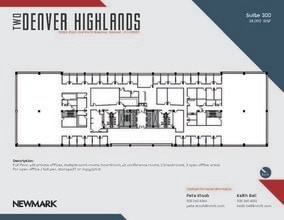 10375 E Harvard Ave, Denver, CO for lease Floor Plan- Image 1 of 1