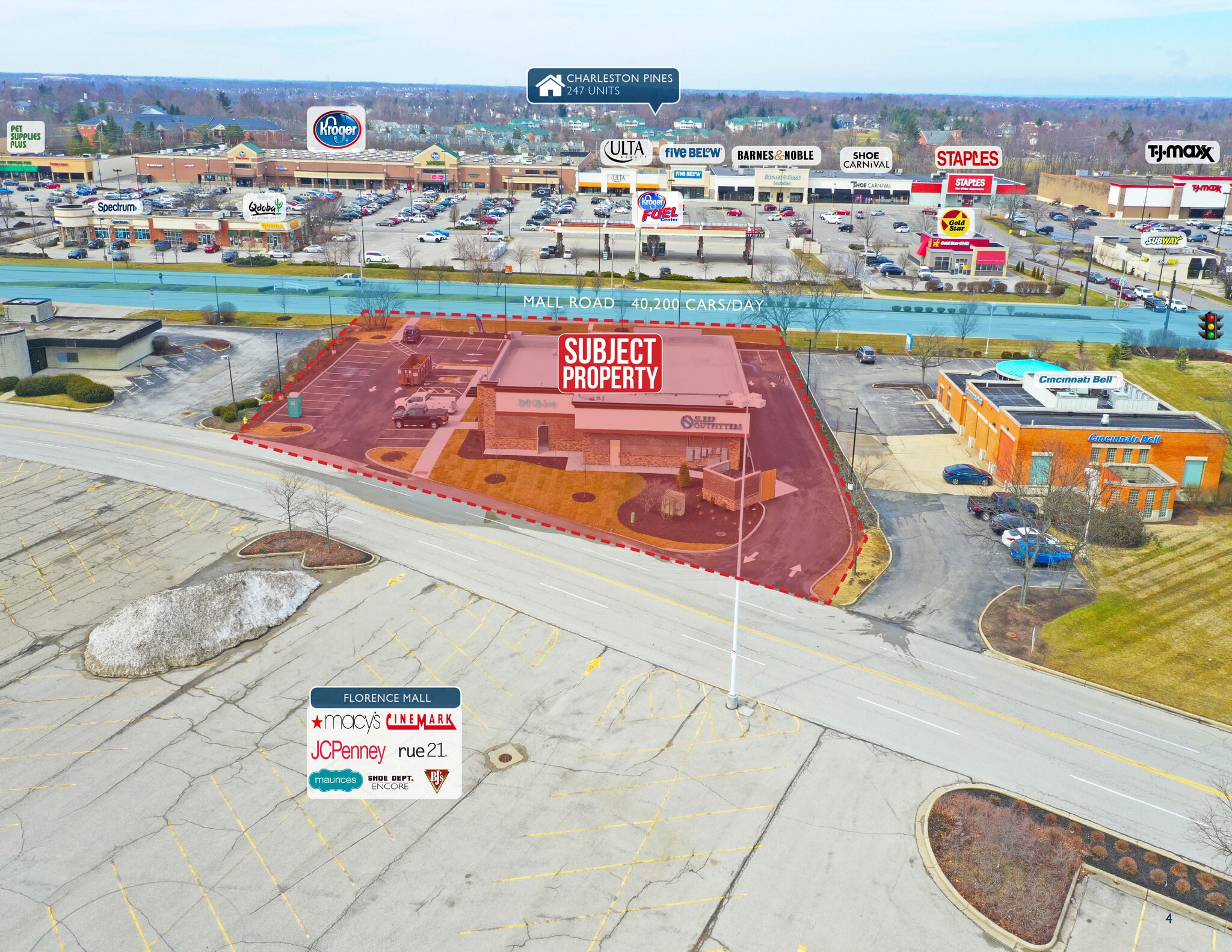 7960 Mall Rd, Florence, KY 41042 Sleep Outfitters & Buff City Soap