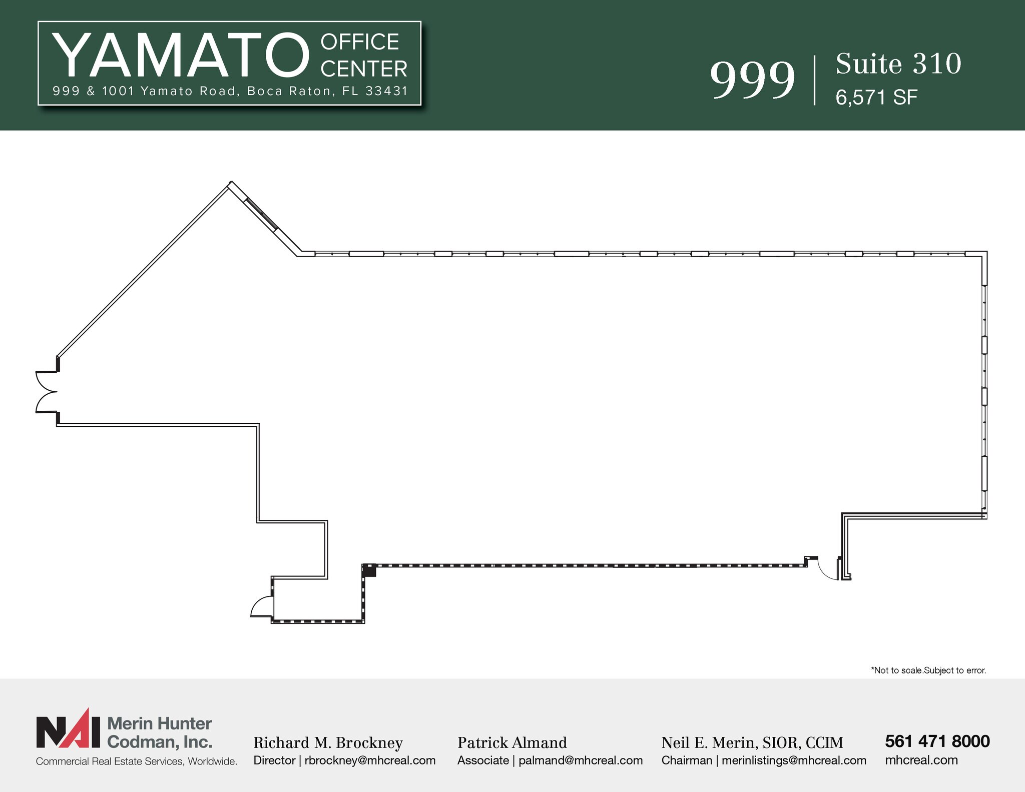 999 Yamato Rd, Boca Raton, FL for lease Floor Plan- Image 1 of 11
